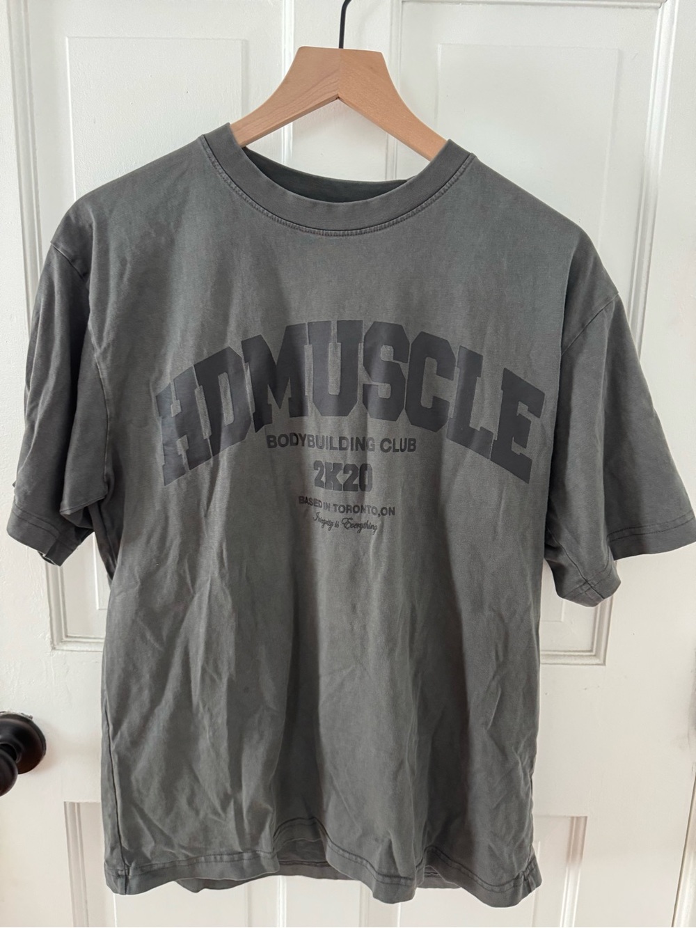 Gray Graphic Short Sleeve Tee
